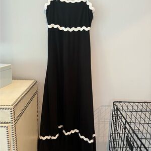 Black and White Maxi Dress